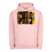 Pigment Salmon juneteenth brush stroke Urban Hoodie - HRA Design Shop