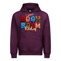 Mauve Wine Boom boom baby Urban Hoodie - Neo Western