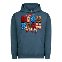 Pigment Midnight Navy Boom boom baby Urban Hoodie - Neo Western