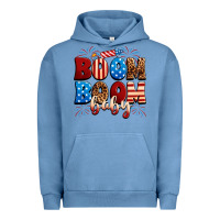 Pigment Pebble Blue Boom boom baby Urban Hoodie - Neo Western