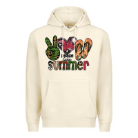 Sandshell peace love summer Premium Hoodie - SublimationCraftShop