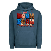 Pigment Midnight Navy Boom boom mama Urban Hoodie - Neo Western