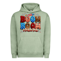 Pigment Oil Green Boom boom mama Urban Hoodie - Neo Western