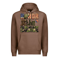 Chestnut Honor the brave 4th of july Premium Hoodie - CowGirlArtShop
