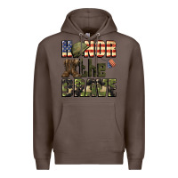 Coffee Honor the brave 4th of july Premium Hoodie - CowGirlArtShop