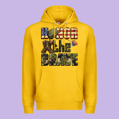 Honor The Brave 4th Of July Premium Hoodie Designed By Cowgirlartshop