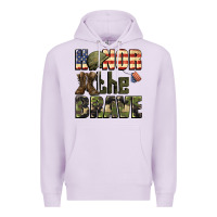 Lilac Honor the brave 4th of july Premium Hoodie - CowGirlArtShop