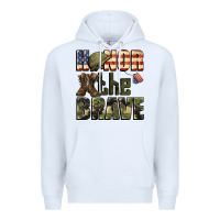White Honor the brave 4th of july Premium Hoodie - CowGirlArtShop