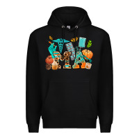 Black fall and nurse elements medical assistant Premium Hoodie - AdoDesignShop