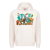 Pale Pink fall and nurse elements medical assistant Premium Hoodie - AdoDesignShop