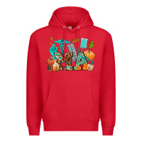Red fall and nurse elements medical assistant Premium Hoodie - AdoDesignShop