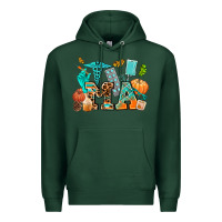 Sports Green fall and nurse elements medical assistant Premium Hoodie - AdoDesignShop
