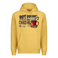 Antique Gold hot cocoa and christmas movies Premium Hoodie - CowhideDigitalArt