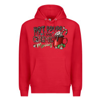 Red hot cocoa and christmas movies Premium Hoodie - CowhideDigitalArt