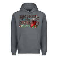 Rock hot cocoa and christmas movies Premium Hoodie - CowhideDigitalArt