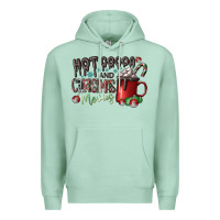 Seafoam hot cocoa and christmas movies Premium Hoodie - CowhideDigitalArt