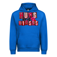 Cobalt hugs and kisses Urban Hoodie - FaDigitalArtStudio