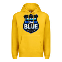 Lemon I back the blue 4th of July Premium Hoodie - CowGirlArtShop