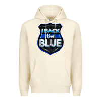 Sandshell I back the blue 4th of July Premium Hoodie - CowGirlArtShop