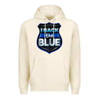 Tofu I back the blue 4th of July Premium Hoodie - CowGirlArtShop