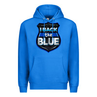 True Royal I back the blue 4th of July Premium Hoodie - CowGirlArtShop