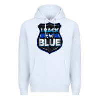 I Back The Blue 4th Of July Premium Hoodie | Teevron