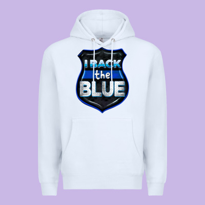 I Back The Blue 4th Of July Premium Hoodie Designed By Cowgirlartshop