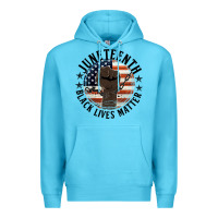 Ocean Blue black lives matter Premium Hoodie - HRA Design Shop