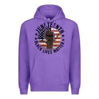 Purple black lives matter Premium Hoodie - HRA Design Shop