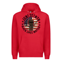 Red black lives matter Premium Hoodie - HRA Design Shop