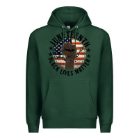 Sports Green black lives matter Premium Hoodie - HRA Design Shop