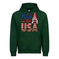 Forest Green Born in the USA gnome Urban Hoodie - Neo Western