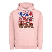 Pigment Salmon Born in the USA gnome Urban Hoodie - Neo Western