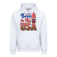 White Born in the USA gnome Urban Hoodie - Neo Western