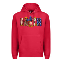 Cardinal Faith USA flag sunflower Premium Hoodie - Neo Western