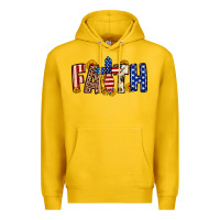 Lemon Faith USA flag sunflower Premium Hoodie - Neo Western