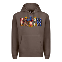 Coffee Faith USA flag sunflower Premium Hoodie - Neo Western