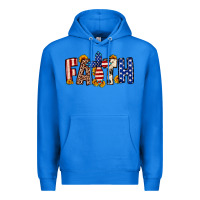 True Royal Faith USA flag sunflower Premium Hoodie - Neo Western