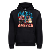 Black God blessed America gnomes 4th of July Urban Hoodie - CowGirlArtShop