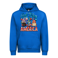 Cobalt God blessed America gnomes 4th of July Urban Hoodie - CowGirlArtShop