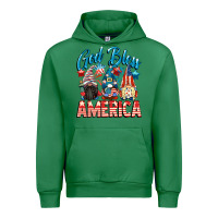 Emerald God blessed America gnomes 4th of July Urban Hoodie - CowGirlArtShop