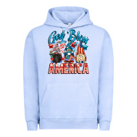 Pigment Grape Ice God blessed America gnomes 4th of July Urban Hoodie - CowGirlArtShop