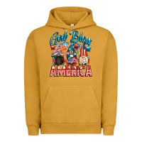 Pigment Peanut Butter God blessed America gnomes 4th of July Urban Hoodie - CowGirlArtShop