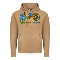 Vintage Camel peace love autism Vintage Hoodie - AdoDesignShop