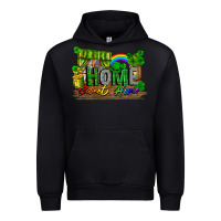 Black home sweet home Urban Hoodie - FaDigitalArtStudio