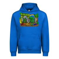 Cobalt home sweet home Urban Hoodie - FaDigitalArtStudio