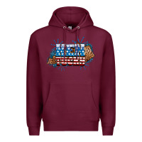 Burgundy Fourth of July Kentucky Premium Hoodie - Neo Western