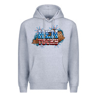 Heather Grey Fourth of July Kentucky Premium Hoodie - Neo Western