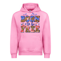 Fuchsia Pink Born to be free Urban Hoodie - Neo Western