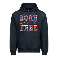 Navy Born to be free Urban Hoodie - Neo Western